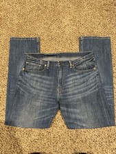 Levis Strauss Regular Relaxed Jeans Blue Size 36x32 Vintage EUC 