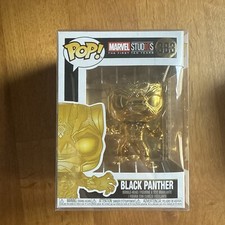 Black Panther Gold Chrome The First Ten Years POP! Marvel #383 Figur Funko