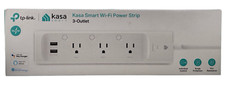 TP-Link Kasa Smart Wi-Fi Power Strip 3 Smart Outlets 125V Model KP303 Sealed