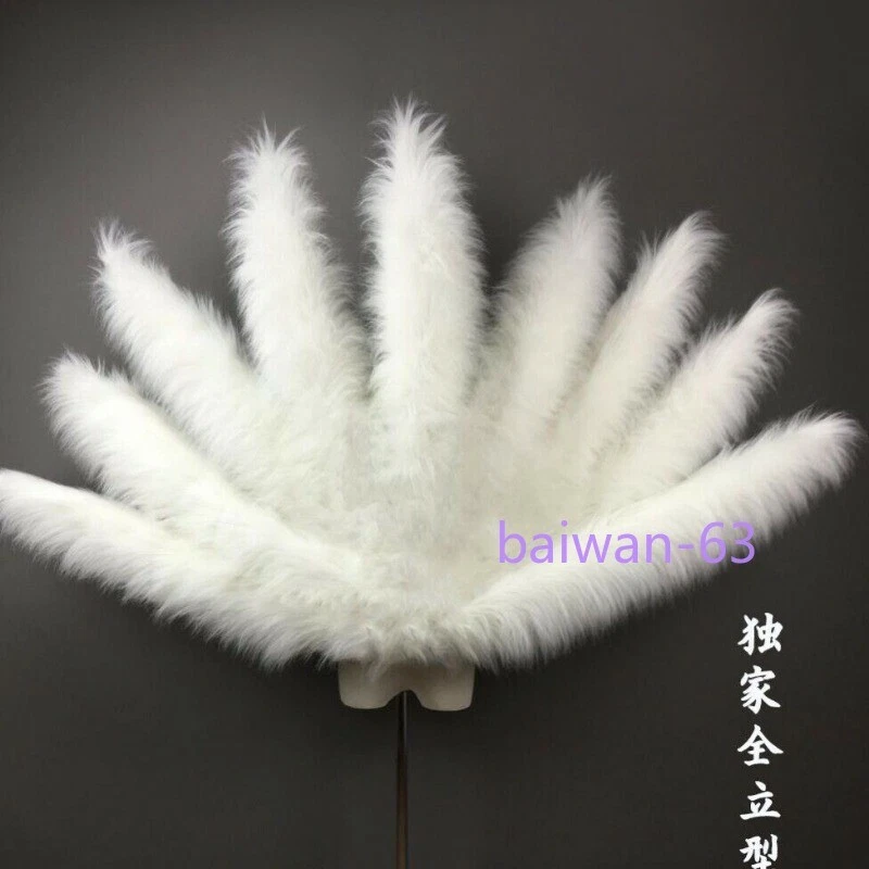 Juego Nueve Colas Cola de Zorro Forma Arbitraria Colas de Zorro Halloween Juegos con disfraces Accesorios Nuevo Foto 4 de 4