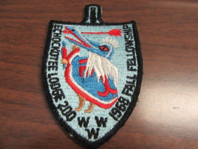 Echockotee 200 eX1968-3 1968 Fall Fellowship Patch   OAE