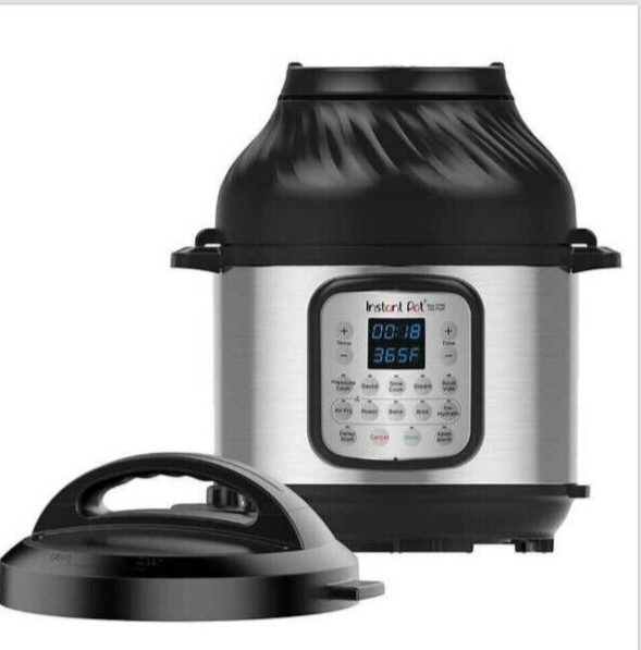 Instant Pot Duo Crisp + Air Fryer 6qt 11-in-1 Multi-Use Pressure Cooker -...-image