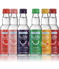 sodastream Bubly Drops 6 Flavor, Original Variety Pack, 1.36 Fl Oz ( Pack of 6)