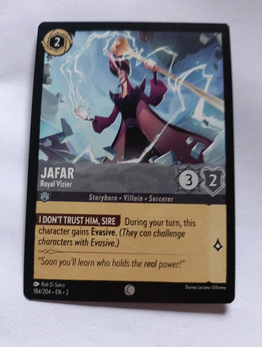 DISNEY LORCANA RISE OF THE FLOODBORN NON FOIL Jafar 184 | eBay UK