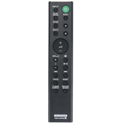 AV System Remote RMT-AH300U for Sony HT-CT290 HT-CT291 SA-CT290 SA-CT291