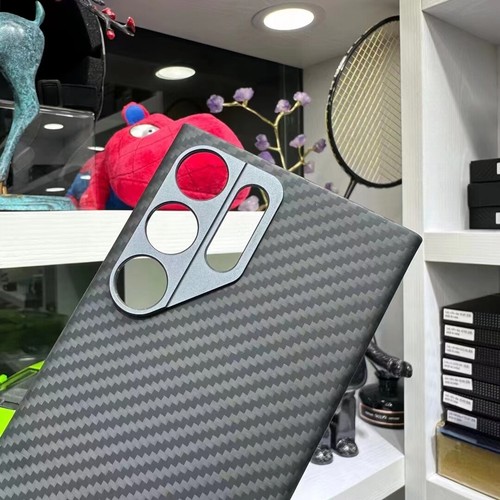 100 % Aramid Kohlefaser Magsafe Hülle Cover für Samsung Galaxy S23/S24 Ultra - Bild 9 von 30