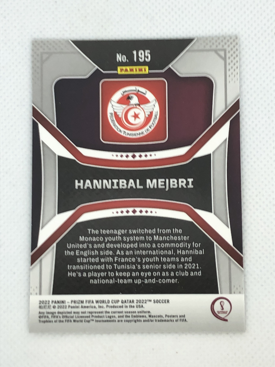 【激レア】Panini Bomberini サッカーフィギュア全36体セット 2022 Panini Prizm World Cup | No. 195 Hannibal Mejbri Tunisia| RC