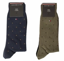 SG Calze uomo TH TOMMY HILFIGER 2 paia di calzini trunk bassi in cotone assortit