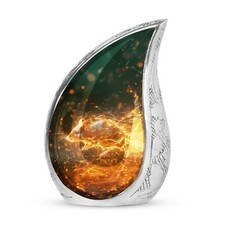 Fiery Hamster Urn - Small Urn For Human Ashes - Miniature Urn For Ashes Adult