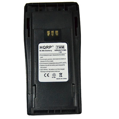 High Capacity Battery for Motorola Digital Portable Two-Way Radio NNTN4496