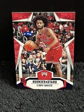 Coby White 2019-20 Panini Rookie and Stars Blue RC /99 Chicago Bulls Rookie