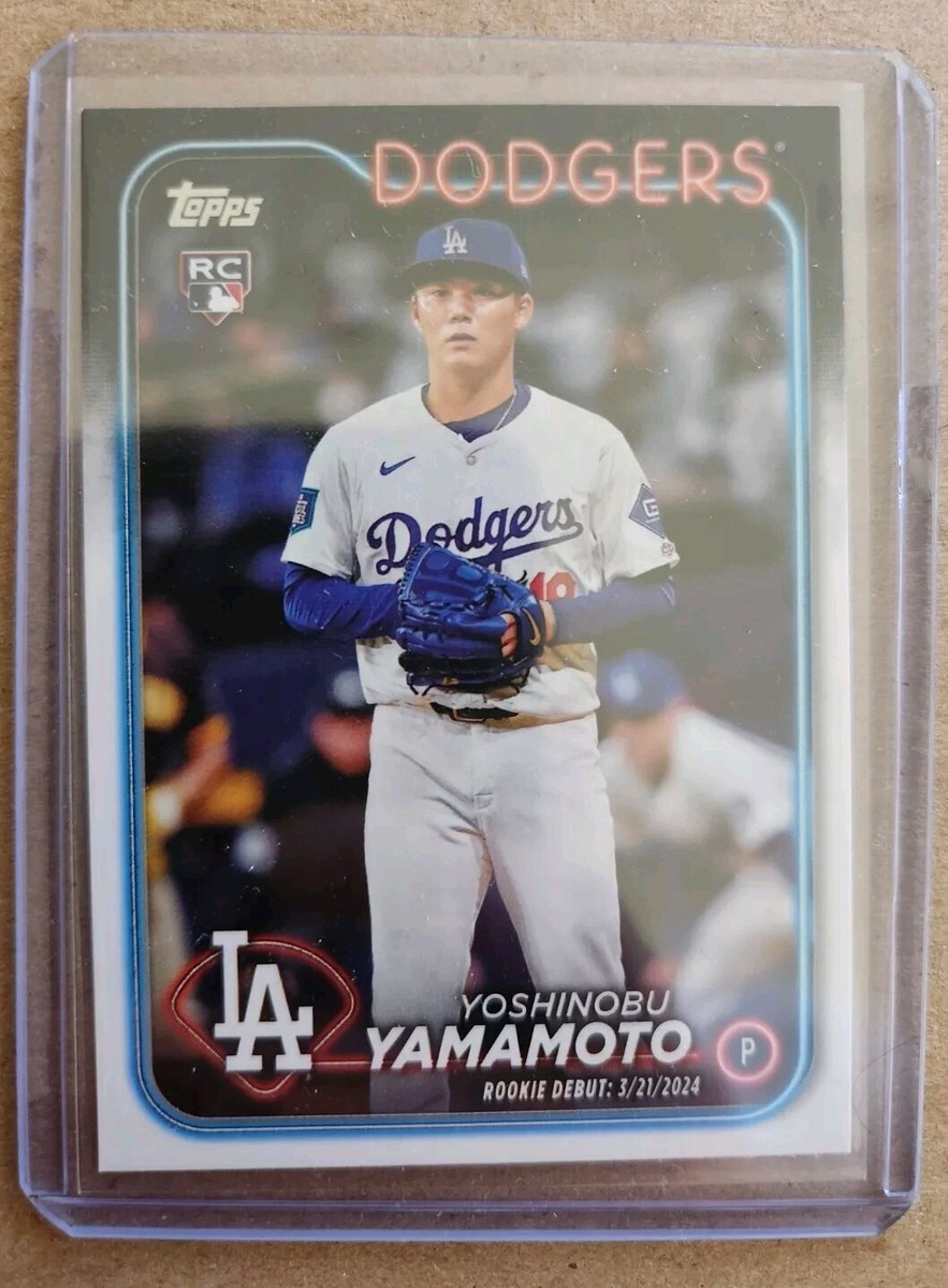 2024 Topps Baseball Update Yoshinobu Yamamoto Rookie Debut (RC