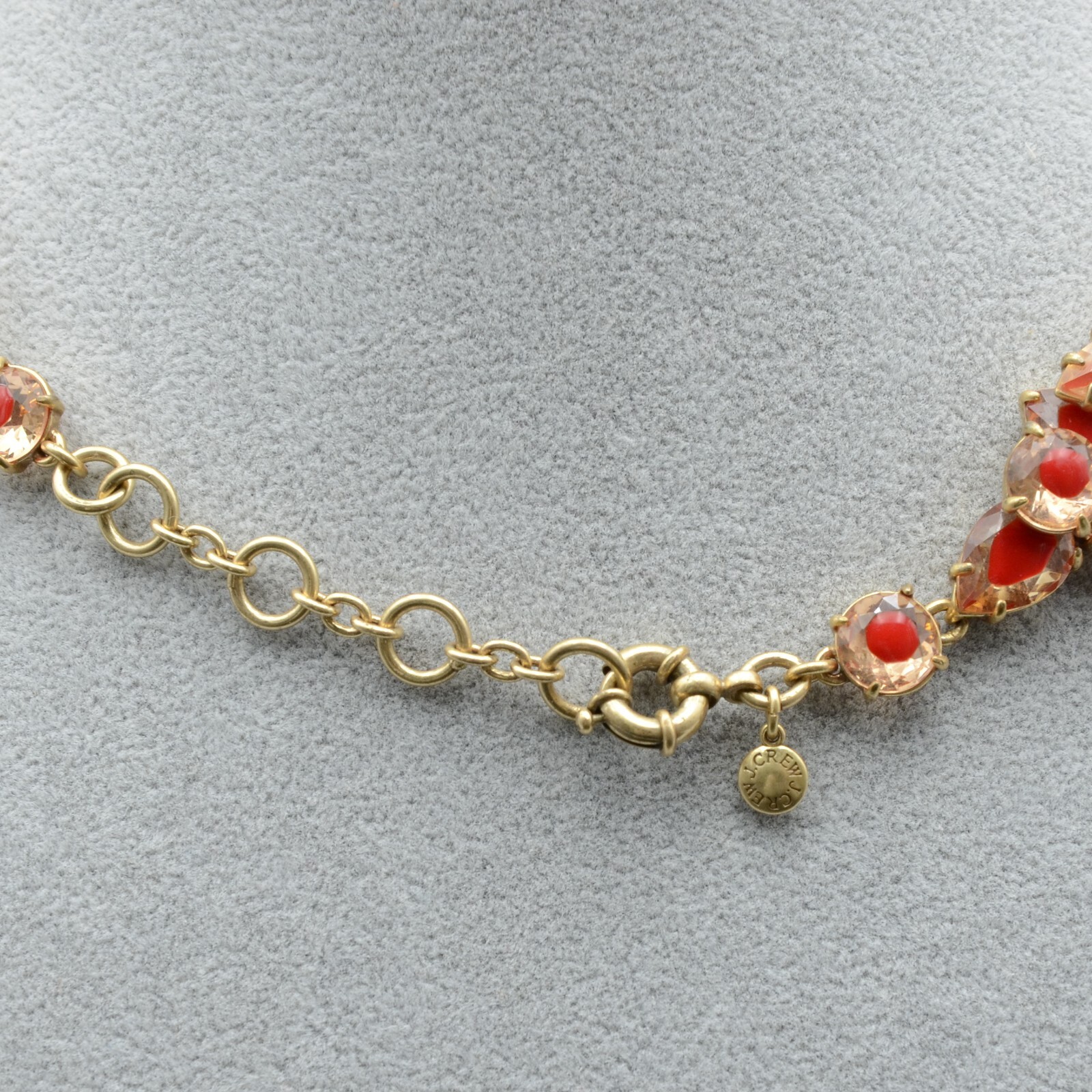 J. Crew Crystal Cluster Stone Statement Necklace … - image 7