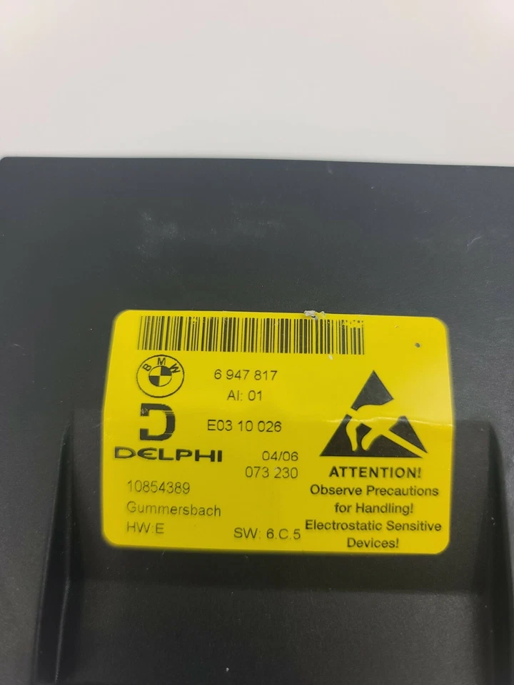 BMW 745LI (E66) 2005 FABRICANTE ORIGINAL - Módulo de control de consola central de conducción 6947817 Foto 2 de 4