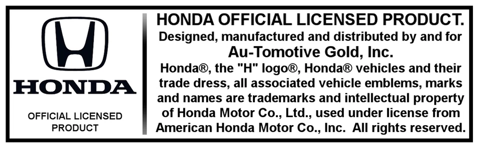 Marco de matrícula recortado con logotipo grabado láser Honda Element Foto 2 de 3