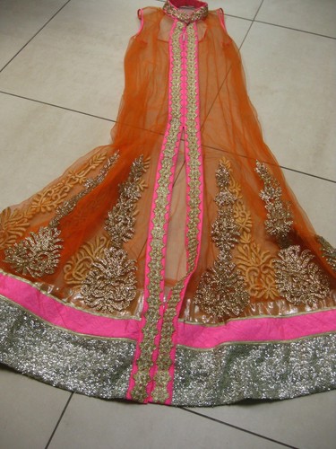 INDIAN DRESS WEDDING LENGHA BOLLYWOOD DANCE theatre costume boho 8 6 - Picture 3 of 8