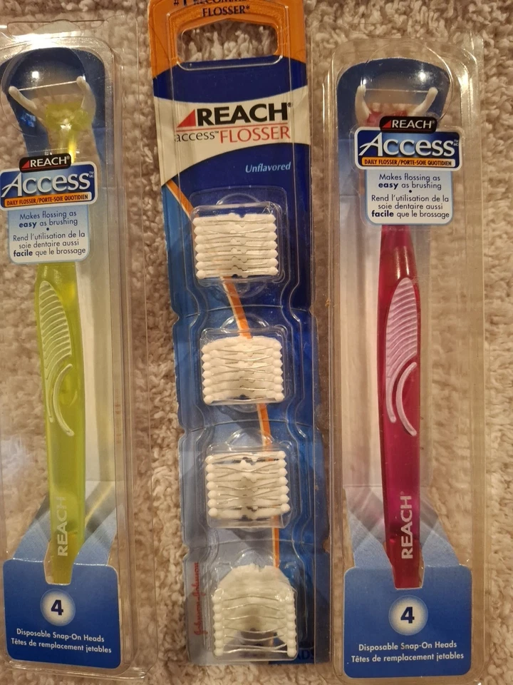 Cabezal de recarga REACH Ultraclean Access Snap-On Flosser X2 y Flosser 28 piezas  Foto 3 de 4