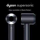 Dyson Supersonic hair dryer (Black/Nickel) /5 magnetic styling attachments (NIB)