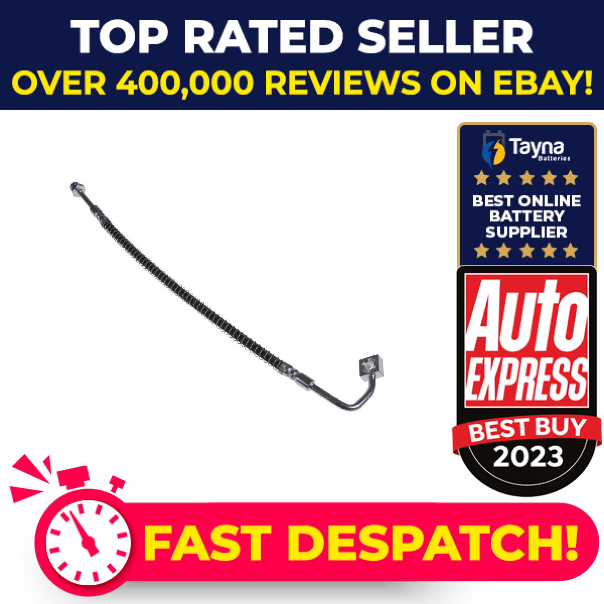 Brake Hose fits KIA SPORTAGE K00, SL 2.0 Front Right 1994 on Hydraulic Quality