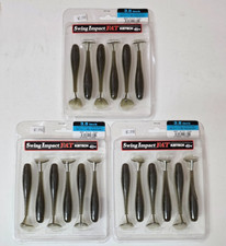 (3) Keitech Fat Swing Impact 3.8 Swimbait Lot of 3 Packs - Ayu
