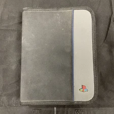 Playstation PS2 Game Carrying Case Binder Holds Discs Cards And Manuals Vintage