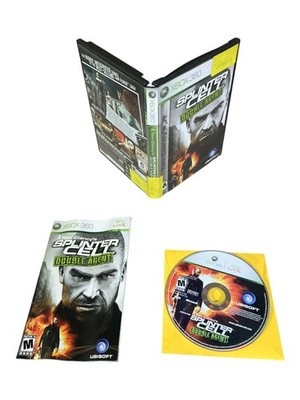 Microsoft Xbox 360 CIB COMPLETE Tom Clancy's Splinter Cell: Double Agent CF