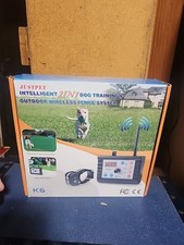 JUSTPET Intelligent Dog Wireless Fence Training Collar 2-in-1 System K6 Tested
