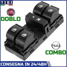 PULSANTIERA ALZACRISTALLI INTERRUTTORE FIAT DOBLO OPEL COMBO 735498686 12 PIN