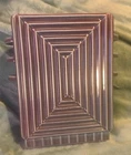 Redwing Art Deco Vase 1942 Made In Usa 1158 Extremely Rare Color Purplish