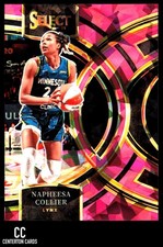2024 Panini Select WNBA #124 Napheesa Collier Prizms Pink Ice Minnesota Lynx