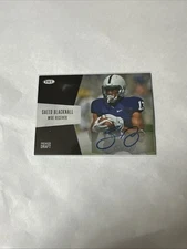Saeed Blacknall 2018 SAGE HIT Premier Draft Autographs Rookie Black #A-44.   AB1