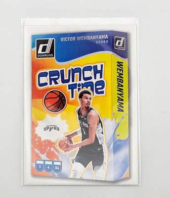 2024-25 Panini Donruss Crunch Time #2 Victor Wembanyama - Base