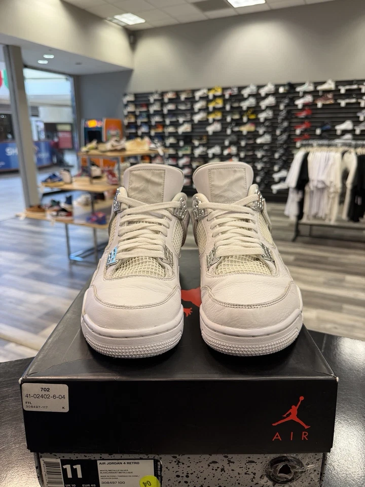 Talla 11 - Nike Air Jordan 4 Retro Pure Money 2017 308497-100 Foto 2 de 4