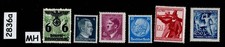 MH  Stamp set 1940-1945  Germany Czechoslovakia Poland occupation WWII    #2836a