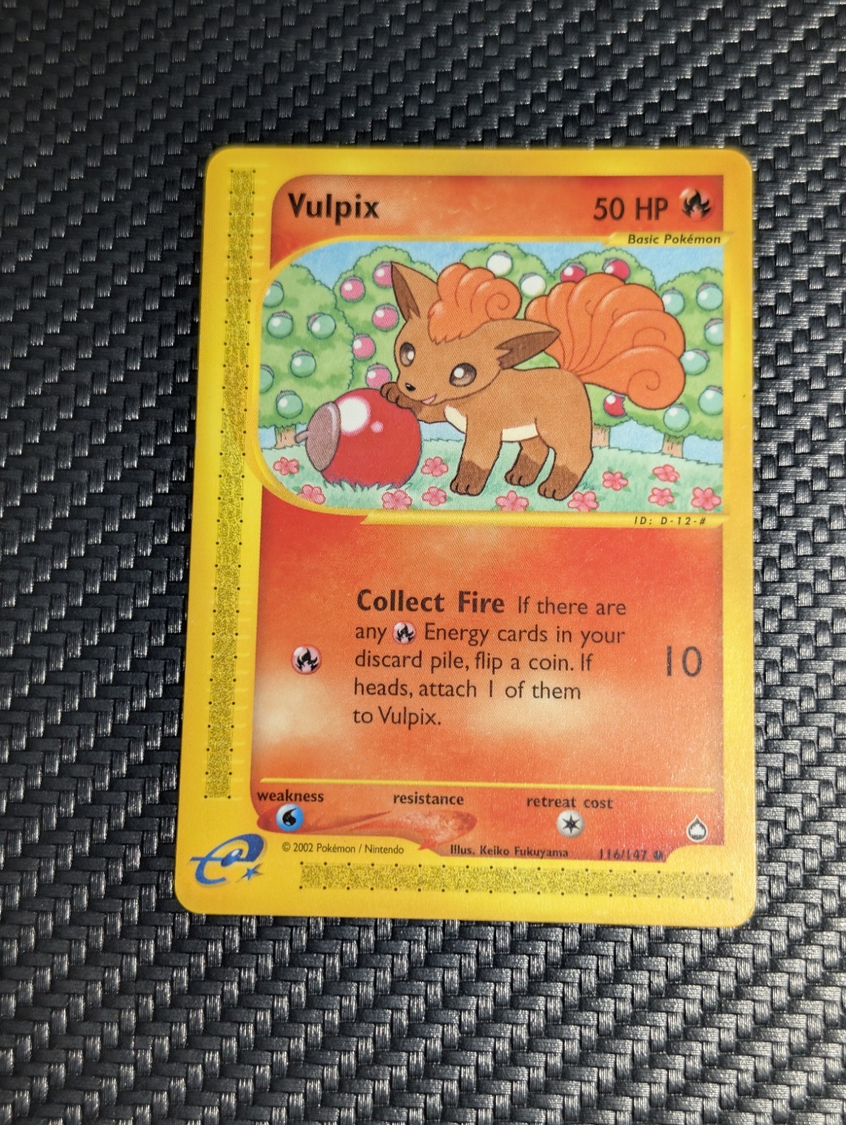 Vulpix 116/147 Aquapolis Gen 3 e-Series Common NM Vintage 2002