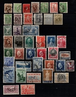 Colección Sellos Grecia s. Scan