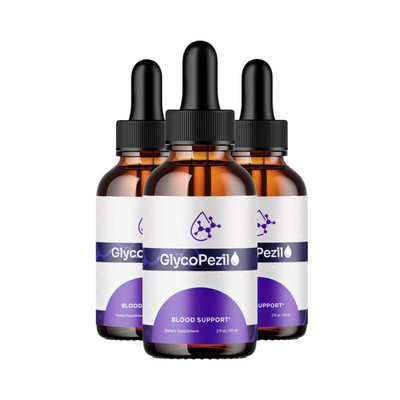 (3-Pack) Glycopezil Drops - Glyco Pezil Liquid Drops Healthy Blood Support Drops