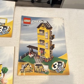 LEGO Beach House 4996 Illustrated Instruction Manuals Booklet English