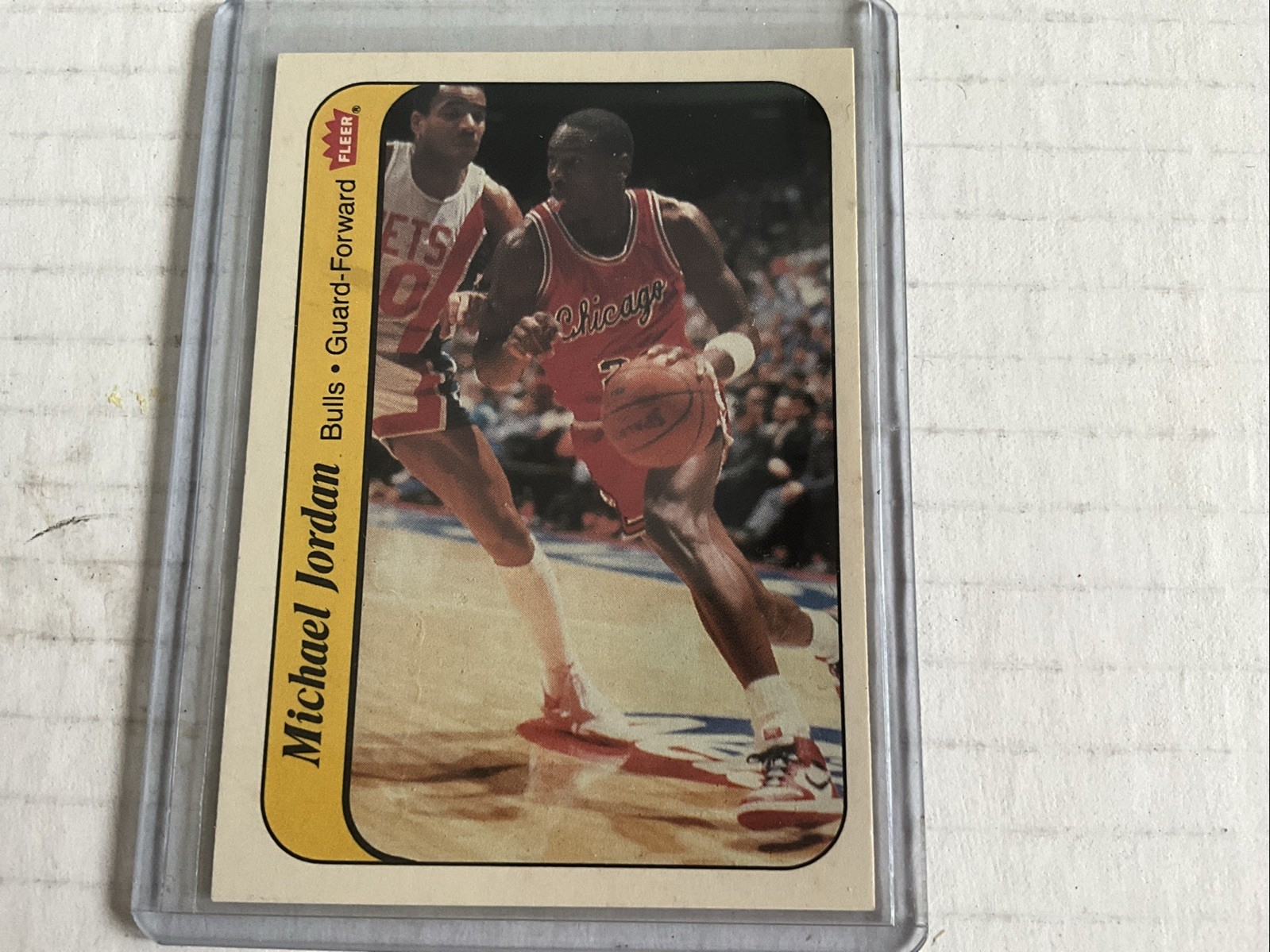 1986-87 Fleer - Stickers Michael Jordan #8 (RC)
