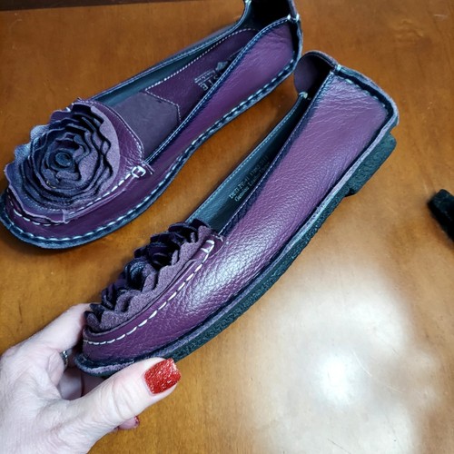 L'artiste Spring Step Purple Leather Dezi Ballerina Flat Size EU 41 | eBay