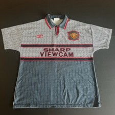 Authentic Original Umbro Manchester United 1995/96 Away Shirt Men Medium (1120)