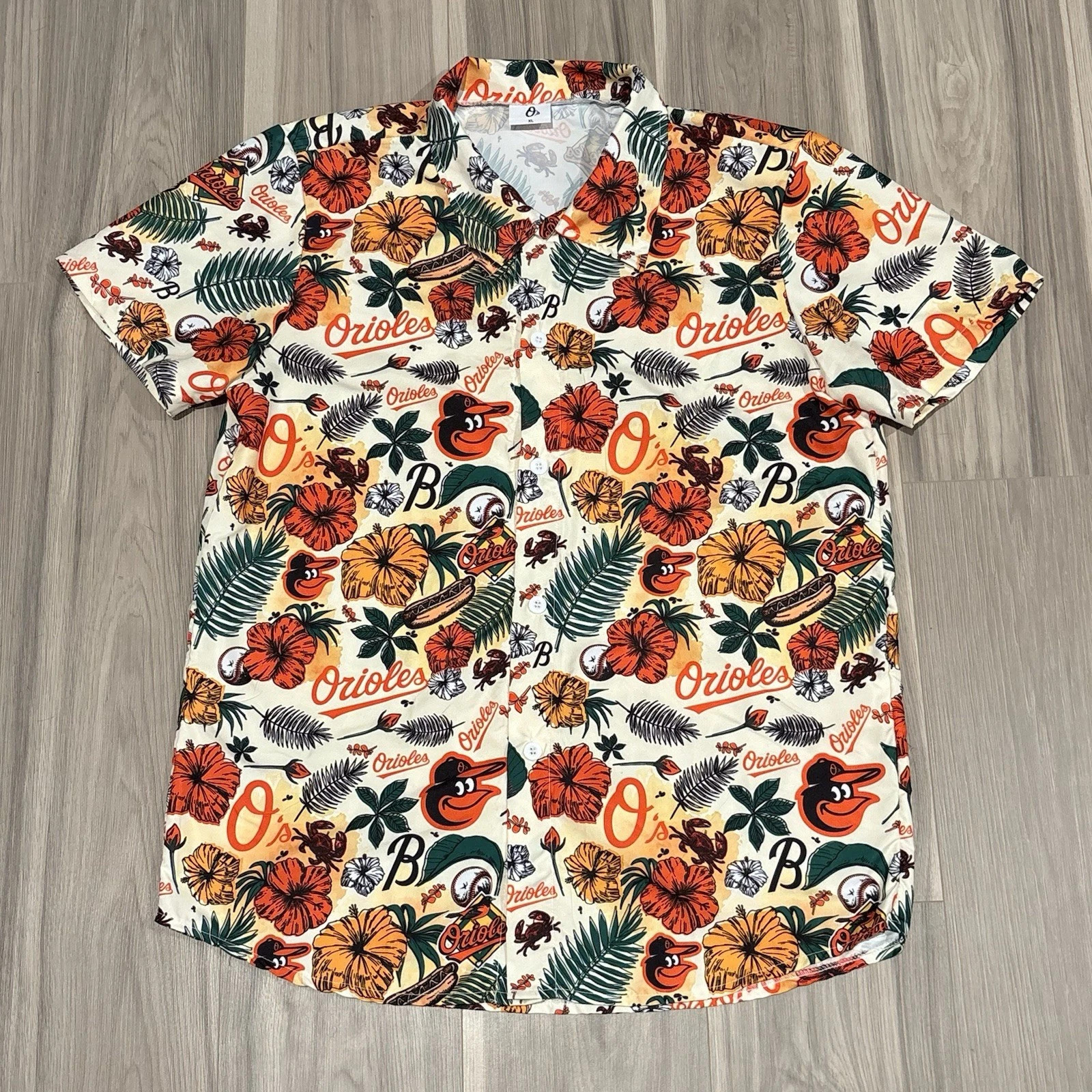 Baltimore team Oriole  hawaiian shirt, SGA 2025 , tropical vibe