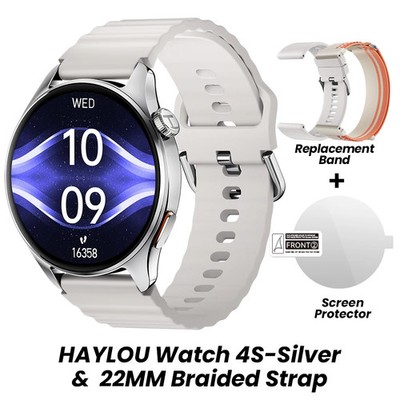 HAYLOU Watch 4S GPS Smartwatch 1.43'' AMOLED 5 Satellite Positioning 120+ Modes