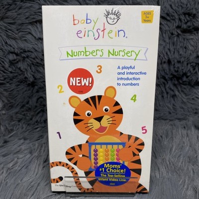 Baby Einstein: Numbers Nursery VHS Tape 2003 Interactive Numbers New SEALED Rare