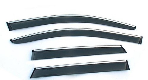 Windabweiser Regenabweiser Fur MIT CHROMZIERLEISTEN TOYOTA RAV4 (2013-2018) - Bild 1 von 5