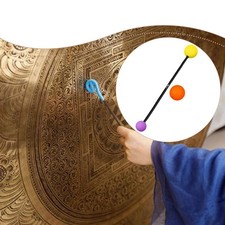 Maillet de gong portable haut de gamme avec poignée confortable, gong