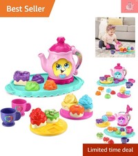 Rainbow Tea for Two: Light-Up Teapot Set for Toddlers - Fun Educational Play