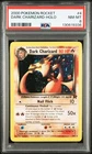2000 POKEMON ROCKET #4 DARK CHARIZARD-HOLO PSA 8
