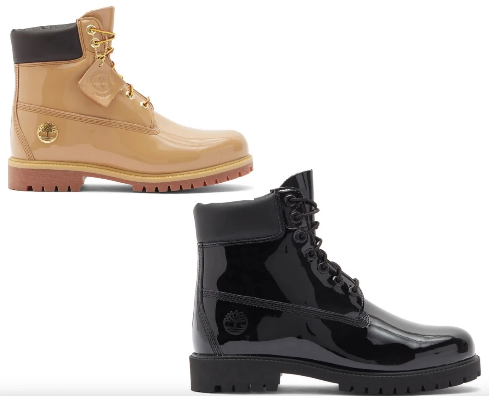 Timberland 6" Premium Heritage WATERPROOF Patent Leather Men Boots Wheat + Black
Opens in a new wind