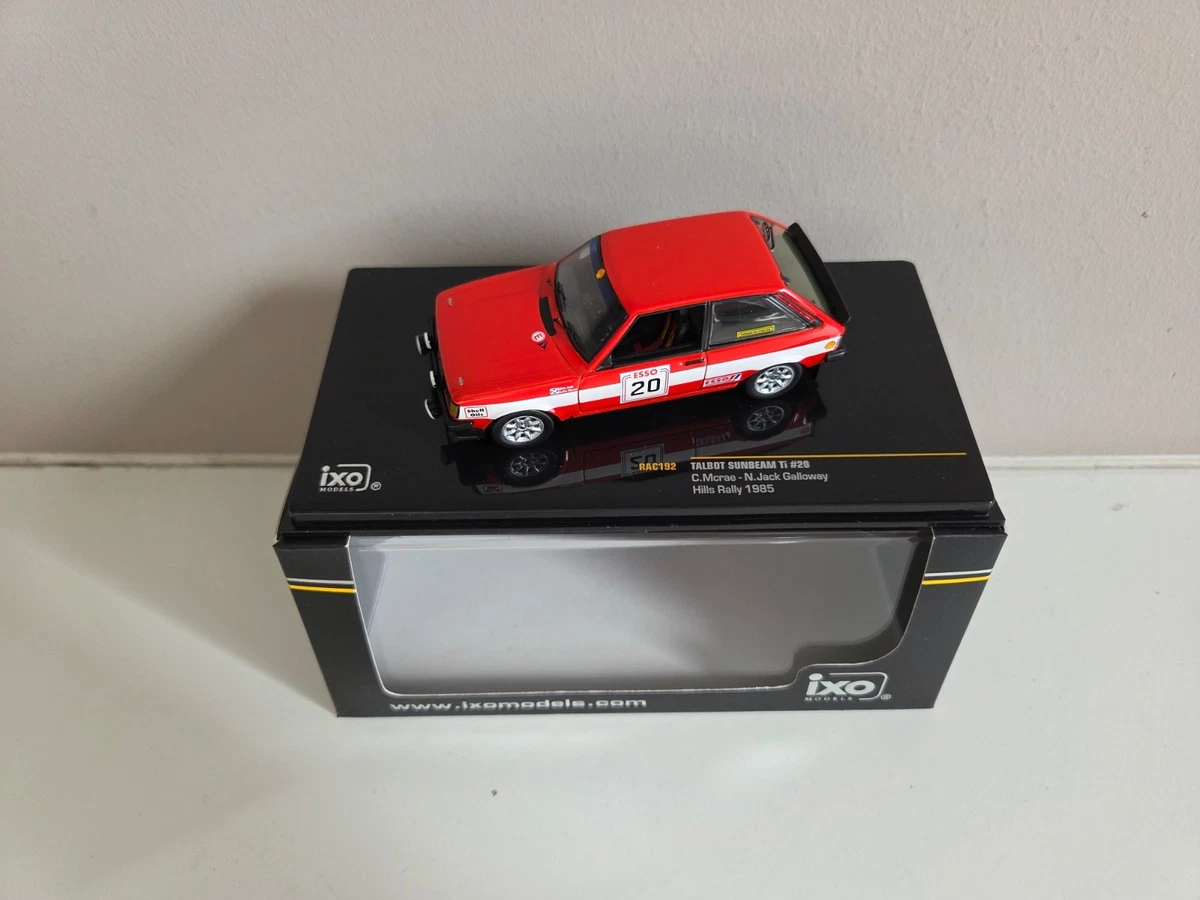 1:24 IXO Talbot Sunbeam Lotus #8 Rally Montecarlo 1981 H